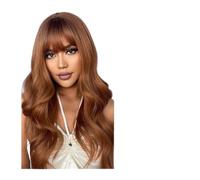 Women Wig Synthetic Wigs for Women Heat Resistant Fiber Long Natural Wavy Platinum Blonde Wigs with BangsParty Lolita grey wigs for women (Color : LC04