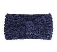 Women Winter Chenille Knit Headband Knotted Center Elastic Hairband Ear Warmer