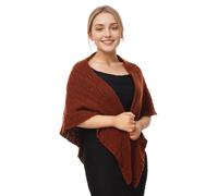 Women Winter Warm Scarf Medieval Vintage Knitted Cosy Wrap Shawl Ladies Gift for Mothers Day Sweater Triangular Scarves Cape