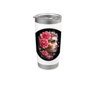 Women with Roses Stainless Steel Insulated Tumbler