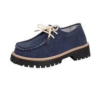 Women Work Shoes 5.5 Front Strap Fashion British Single Shoes for Women Ladies Walking Shoes Size 5 (Blue, 4)