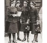 Women working as porters guards and inspectors on the London underground railway during World War One. From The Pageant of the Century published 1934. Poster Print by Ken Welsh (13 x 14)