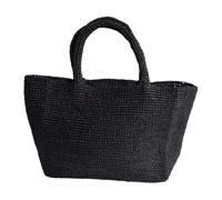 Women Woven Beach Bags Solid Color Tote Straw Bag Large Capacity Handmade | Women Woven Beach Bags Solid Color Tote Straw Bag Large Capacity Handmade Raffia Straw Bags for Daily Office Social