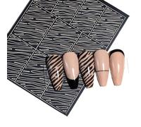 Women Wrap Decal Strips Art Decoration Leopard Print 3D Decal Ladies Manicure Art Patchs Full Polish Stickers