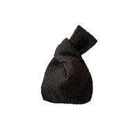 Women Wrist Bag Mini Knot Bag Tote Bag Girl Key Phone Pouch Student Reusable Folding Shopping Bags For Walks, Black, One Size