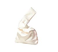Women Wrist Bag Mini Knot Bag Vintage Silky Japanese Style Tote Bag Girl Key Phone Pouch Student Reusable Folding Shopping Bags(02)