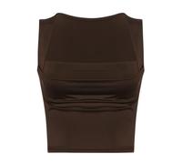 Women Y2K Style Square Neck Camisole Summer Sleeveless Casual Streetwear Workout Slim Fit 90s Retro Crop Top