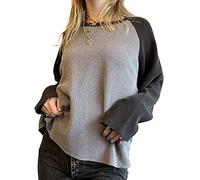 Women Y2k Vintage Graphic Print Crop Tee Aesthetic Grunge Long Sleeve T-Shirt Star Printed Gothic Punk Pullover Top Streetwear (b- Gray, XL)