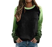 Women Zip Hooded Sweatshirt Women Raglan Crewneck Tops Gradient Solid Print Sweatshirts Top Long Sleeve Color Block Pullover Cute Clothing Sweatshirts for Women Sales Essentials Hoodie
