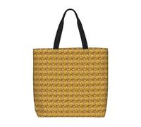 WOmeng Bee Flying Print Unisex Stylish Tote Lightweight Shopping Bag Reusable Grocery Everyday Occasions