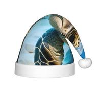 WOmeng Big Sea Turtle Print Christmas Hat for Xmas Holiday Children's Hats Santa Halloween New Year Gift