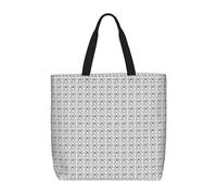 WOmeng Cute Penguin Print Unisex Stylish Tote Lightweight Shopping Bag Reusable Grocery Everyday Occasions