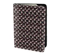 WOmeng Cute Pug Print Men and Women Passport Travel Document Lightweight Stylish Passport Wallet Case