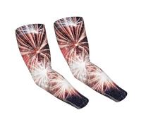 WOmeng Explosion Firework Print Protection Practical Sun Arm Sleeves Uv Protection Versatile Usage Across Activity