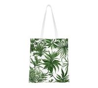 WOmeng Flowering Herbs And Herbaceous Plants Print Reusable Bag Lightweight Bags Foldable Eco-Friendly All-Seasons Versatility Trendy