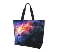 WOmeng Galaxy in The Universe Print Stylish Shoulder Bag with Large Capacity for Daily Use Travel Casual Outings Work