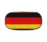 WOmeng Germany Flag Print Convenient Lightweight Pencil Case Pen Makeup School Travel Office Versatile Usage