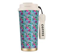 WOmeng Hello Hawaii Print Stainless Steel Coffee Cup Hot Cold Travel Mug Beverage Office Camping Daily Use