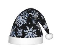 WOmeng Snowman Stars and Snowflakes Print Christmas Hat for Xmas Holiday Children's Hats Santa Halloween New Year Gift