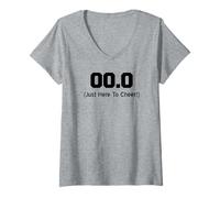 Women's 00.0 Just Here to Cheer Running Spectator V-Neck T-Shirt