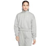 Nike Sportswear Phoenix Fleece Women's 1/4-Zip Cropped Sweatshirt - Grey - Fleece > Phoenix Fleece XXL (UK 24-26)