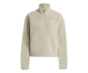 Women's 1/2 zip fleece adidas City Tech High Pile Vert XL