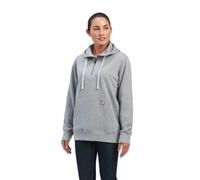 Women's 1/2 zip hooded sweatshirt Ariat Rebar Skill Set Gris M