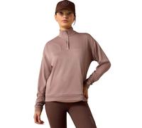 Women's 1/2 zip sweater Ariat Breathe Marron L