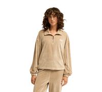 Women's 1/2 zip sweater Billabong Coffee Time Beige XL