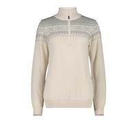 Cmp 7h76506 Half Zip Sweater Beige S Woman