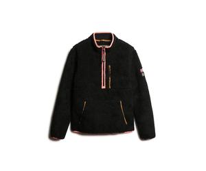 Women's 1/2 zip training jacket Superdry Outdoor Noir S