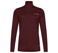 Women's 1/2 zip training top VAUDE Livigno II Marron 42