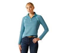 Women's Sunstopper 3.0 1/4 Zip Base Layer, Blue S