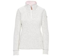 Trespass Womens Long Sleeve 1/2 Zip Pullover Casual Top Ronette Off-white