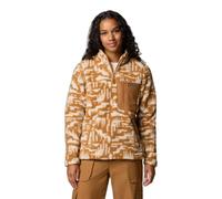 Columbia Women's West Bend 1/4 Zip 2, Camel Brown Highland Tonal, XL