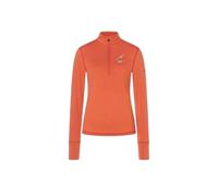 Women's 1/4 zip fleece super.natural Tundra175 Bunny Orange M