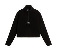 The North Face Novelty Logo Glacier Half Zip Fleece Black L Woman
