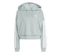Women's 1/4 zip hooded sweatshirt adidas Essentials 3-Stripes Vert XS