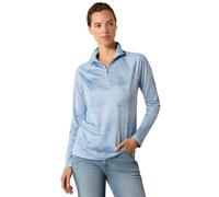 ARIAT Sunstopper 3.0 Womens 1/4 Zip Baselayer - St. Tropez Mirage Print