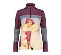 Women's 1/4 zip sweatshirt CMP Marron 2XS