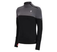 Women's 1/4 zip sweatshirt Macron FCC Deliaer Noir XS