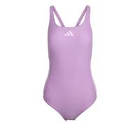 adidas Women's 3 Stripes C-Back Swimsuit, preloved Purple/Bliss Lilac, 46
