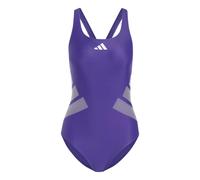 adidas Women's Logo C-Back Swimsuit Swimwear, Collegiate Purple/White, 44