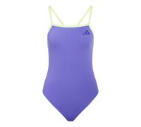 adidas Women's Thin Straps V-Back Swimsuit Swimwear, Solar Purple, 48