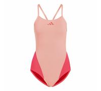 adidas Women's Ripstream Team Thin Straps C-Back Swimsuit Swimwear, Frozen Turbo/Solar Turbo, 46