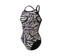 Women's 1-piece swimsuit Arena Butterflies Noir 44