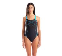 Women's 1-piece swimsuit Arena Graphic Pro Black 46
