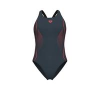 Women's 1-piece swimsuit Arena Grid V Back Graphic 40