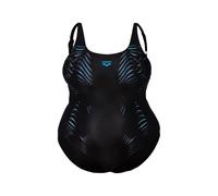 Arena Feel Women's Imprint U Back Plus Swimsuit, 44, Black
