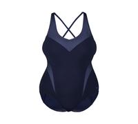 Women's 1-piece swimsuit Arena Isabel Light Cross Back Plus Bleu 1X